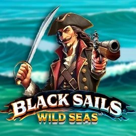 Official Slots logo: Black Sails Wild Seas by Infinity Dragon Studios at Spinit Casino