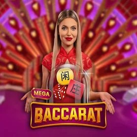 Mega Baccarat casino game by Pragmatic Play – featured logo at Spinit Casino